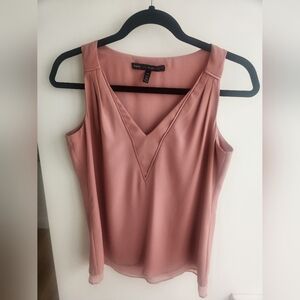 White House Black Market Mauve Blouse XS